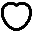 heart icon, simple vector design