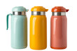Thermos flasks isolated on transparent background