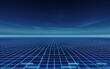 © MUS_GRAPHIC - Ground with grid lines and blue background