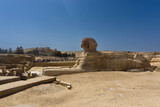 Fototapeta Sawanna - The Sphinx in the Giza pyramid complex, Cairo, Egypt