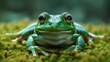 Cartoon of a cute frog.
