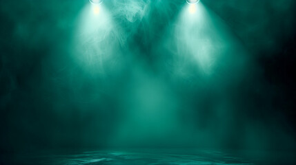 Wall Mural - orange, blue, yellow, green, white, grey, rainbow, colour stage background wallpaper with spotlight 
