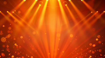 Wall Mural - orange, blue, yellow, green, white, grey, rainbow, colour stage background wallpaper with spotlight 