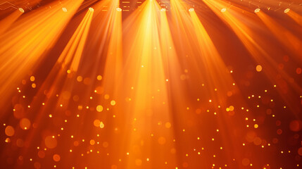 Wall Mural - orange, blue, yellow, green, white, grey, rainbow, colour stage background wallpaper with spotlight 