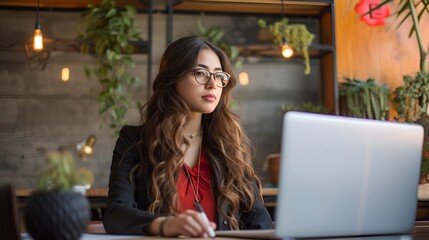 Mexican Business Person in Creative Workspace, Mexican, business person, creative workspace