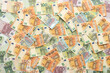 © mehaniq41 - Many european euro money bills. Lot of banknotes of european union currency close up