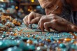 Jewelry Craftsmanship Artisans crafting intricate jewelry pieces with precision