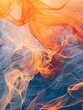 Captivating Swirls of Fiery Hues and Ethereal Movement