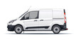 © vefimov - A white van is parked on a white background
