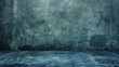 old blue scratched abstract background