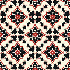 Wall Mural - Tradicional Arabic Islamic Middle Eastern Geometric Tesselation Seamless Pattern