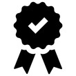 verified icon, simple vector design