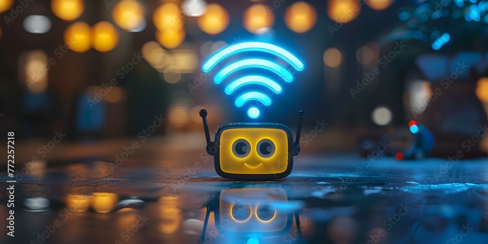 Wireless Router Character Spreading Signals of Interconnected Digital ...