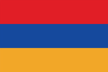 Wall Mural - Flag of Armenia. The Armenian flag is a red-blue-orange tricolor. State symbol of the Republic of Armenia.