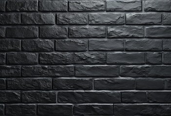  Panorama of Black Brick Subway Tiles - A Unique Wall Texture Background