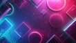 © png-jpeg-vector - gaming background illuminated with vibrant neon lights. glowing light effects of shapes  circles and squares .