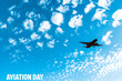© TatiSH - airplane flying over the clouds