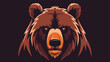 Bear logo mascot design vector illustration emblem