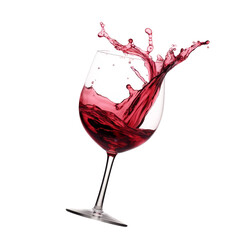 Wall Mural - red wine splash