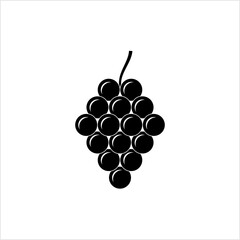 Wall Mural - Grapes Icon, Fruit Icon, Berry Icon