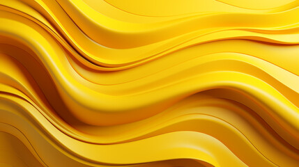 Wall Mural - Yellow Abstract Background Lines and Wave