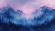 misty blue soft lavender mossy green abstract wallpaper oil paint texture