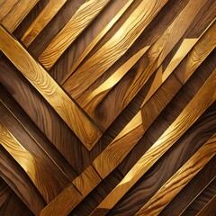 Wall Mural - a range of wood panel concepts that combine the natural beauty of wood with the radiant shimmer of gold, creating a sense of richness and warmth in interior spaces. Explore techniques such as wood ven