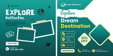 Social Media Post Template For World Tourism Day Promotion.