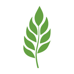  Green Leaf icon shape fresh flat vector design.