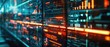 © Pungu x - Hyperrealistic scifi algorithms at work in a credit bureau, under moody lighting