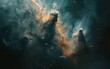 An ethereal display of nebulae and stars, evoking a sense of wonder and the vastness of the cosmos in stunning high-resolution deep space imagery