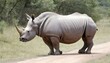 a rhinoceros in a safari experience upscaled 20