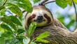 three toed or three fingered sloths are arboreal neotropical mammals They are the only members of the genus Bradypus meaning slow footed. Front face view in trees