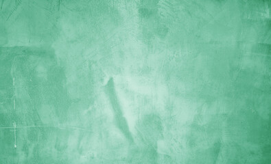 Wall Mural - green mint plaster concrete wall texture use as background. premium green wallpaper with copy-space. background and texture of bare concrete wall. premium urban wallpaper.