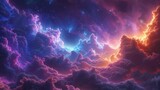 Fototapeta Fototapety z mostem - Stunning digital art illustration of the universe's most beautiful cloud