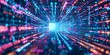© Lars - Abstract background illustrating high-speed data transfer and broadband technology network in a mesmerizing display of connectivity