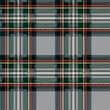 Checkered grey seamless tartan pattern in Scottish style