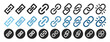 © Pavlo - Chain, link icon vector. Link icon, internet url symbol connect button
