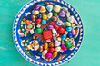 Colorful Candy and Chocolate, Ramadan Kareem Concept Photo, Üsküdar Istanbul, Turkiye (Turkey)