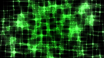 Wall Mural - 4k loop animation. Abstract digital connection moving dots and lines. Cinematic Plexus Abstract Background Animation.