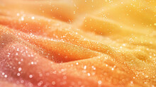Shimmering Pastel Orange Sand Dunes Closeup Background