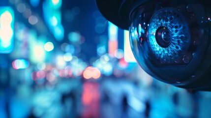 Nighttime Surveillance in a Busy Urban Area