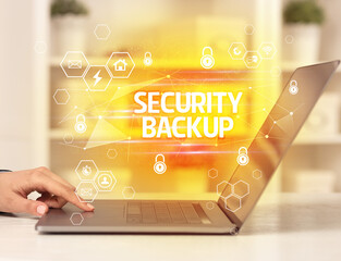 Aufkleber - internet security and data protection concept