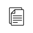 © Oliviart - Document icon vector isolated on white background. Paper icon. File Icon