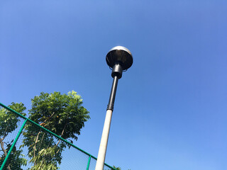 Sticker - light pole with blue sky