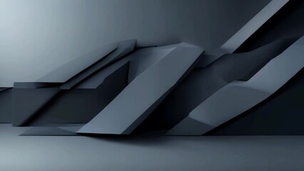 simple Abstract background dark blue with modern square element shapes flat