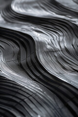 Wall Mural - futuristic pattern metal texture