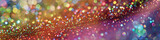 Fototapeta Perspektywa 3d - Rainbow sparks glitter background with bokeh lights