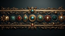 A Collection Of Decorative Borders And Frames