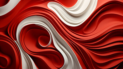Wall Mural - Geometric elements blend seamlessly with organic forms, creating a captivating symphony of visual harmony.